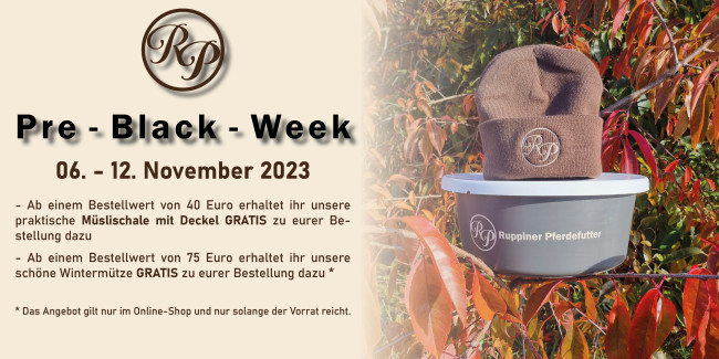pre-black-week 2023