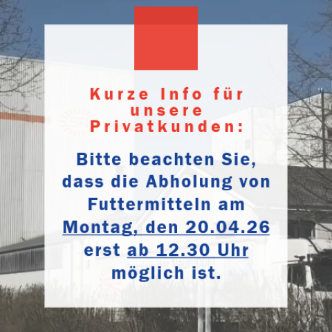 abholung von futter am 20.04.26