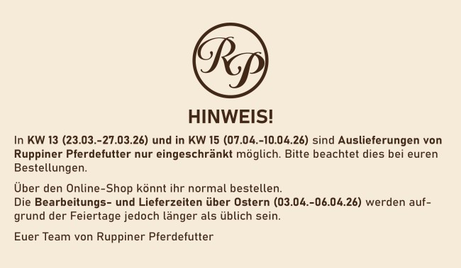 eingeschränkte auslieferungen