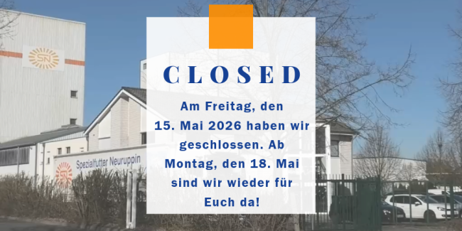 info schließtag 15. Mai 2026