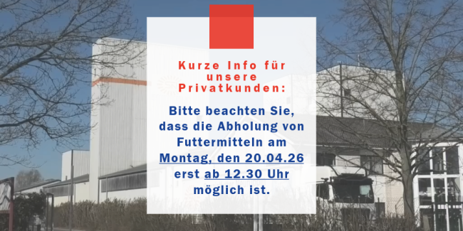 abholung von futter am 20.04.26